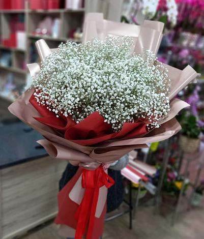 Букет цветов из: Гипсофила в Гусь-Железном