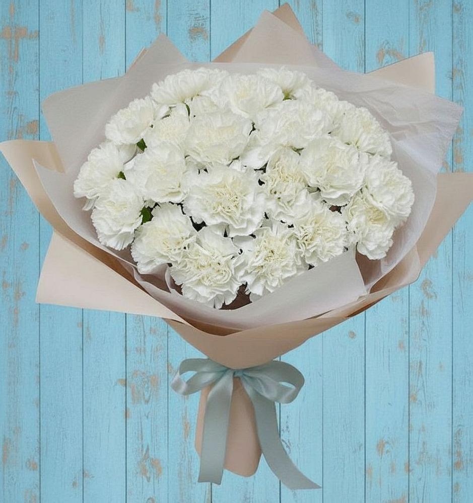 Букет цветов из: Гвоздики в Гусь-Железном