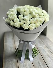 Букет 35 Белых роз в Гусь-Железном