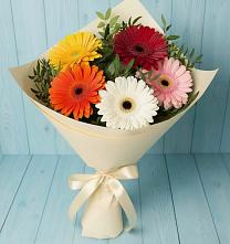 Букет цветов из:  Герберы в Гусь-Железном