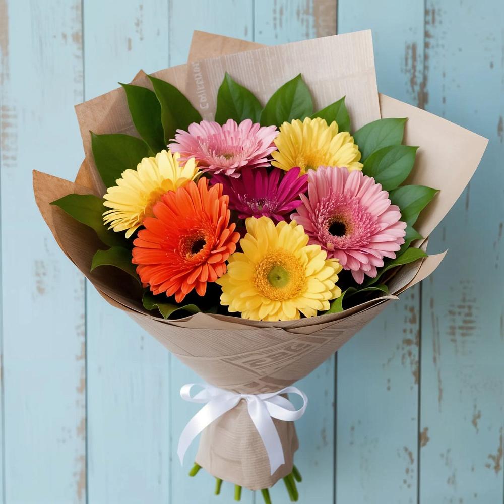 Букет цветов из: Герберы в Гусь-Железном