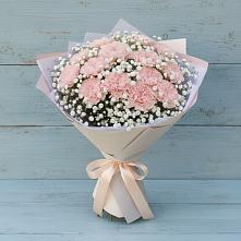 Букет цветов из:  Гвоздики в Гусь-Железном
