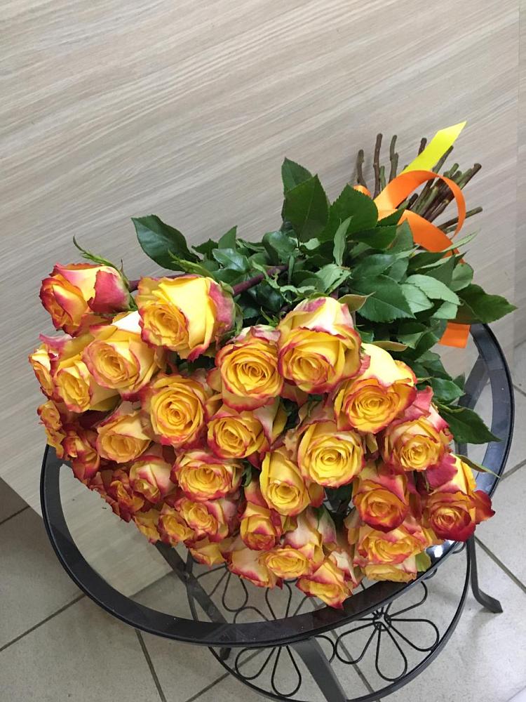 Букет Желтые розы в Гусь-Железном