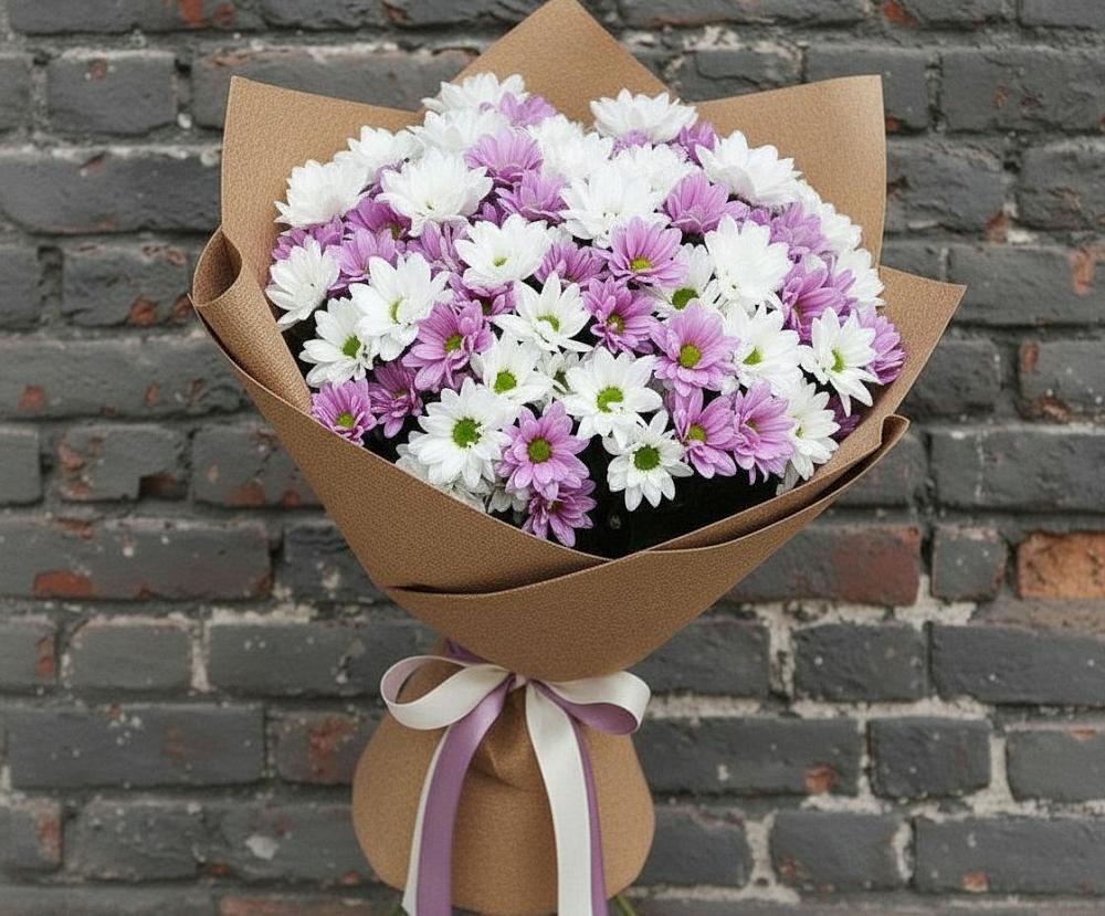 Букет цветов из: Хризантемы в Гусь-Железном