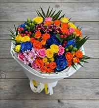 Букет цветов из:  Розы и Хризантемы в Гусь-Железном