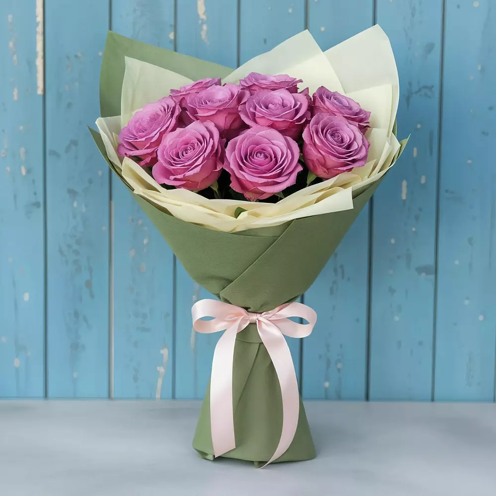 Букет Розы Фёрст Леди в Гусь-Железном