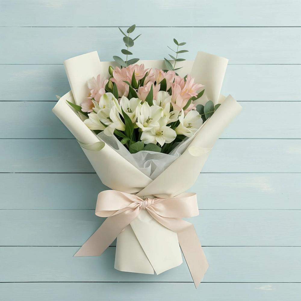 Букет цветов из: Альстромерии в Гусь-Железном