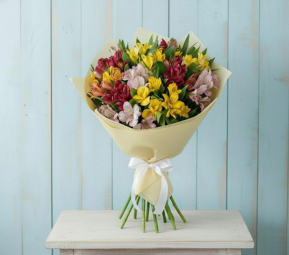 Букет цветов из: Альстромерии в Гусь-Железном