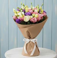 Букет цветов из:  Лизиантусы #REPLACE_PRED# Гусь-Железном