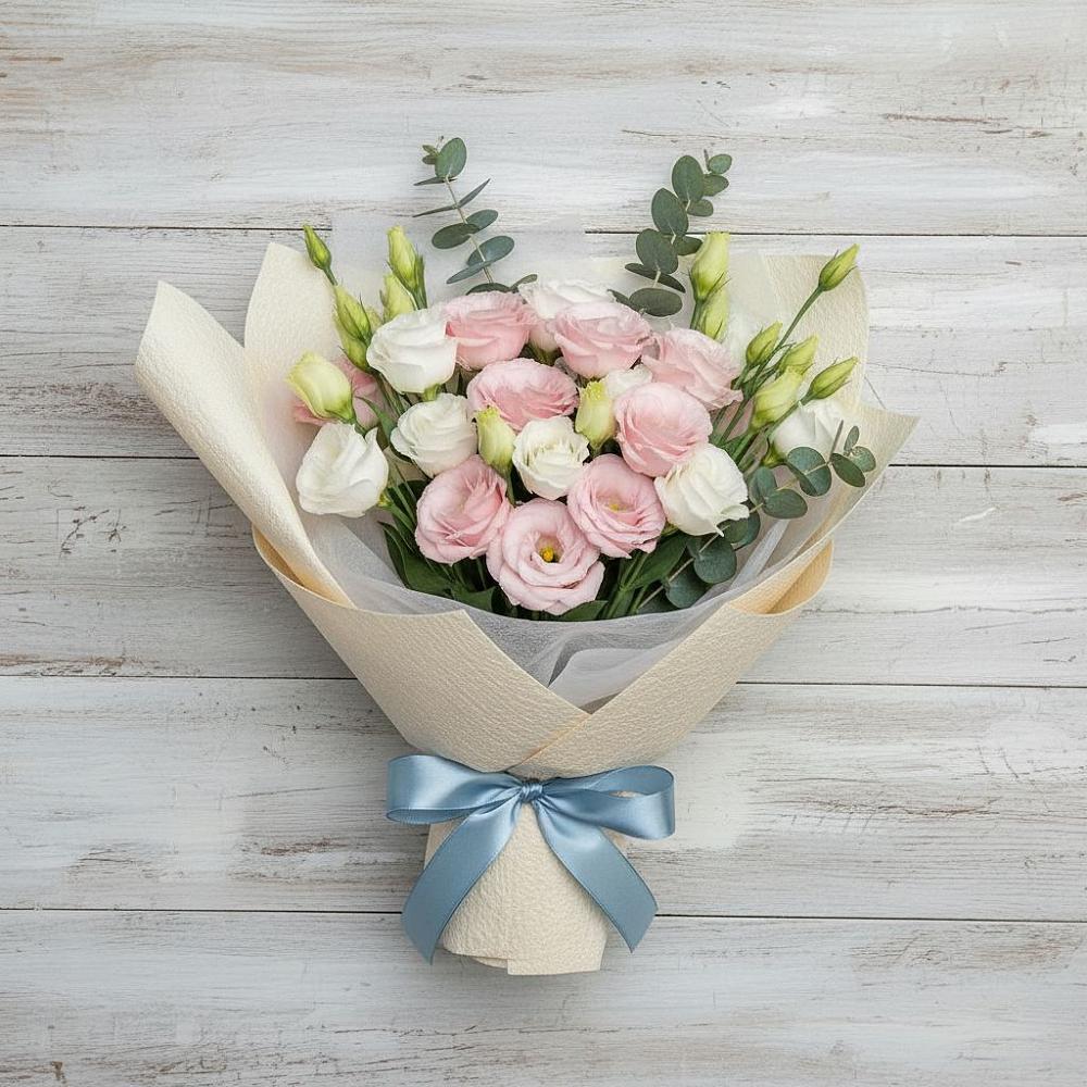 Букет цветов из: Лизиантусы в Гусь-Железном